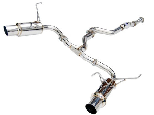 Invidia N1 Catback Exhaust With Stainless Steel Tips For 15-21 Subaru WRX - HS15STIGTP