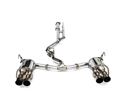 Invidia Q300 Catback Exhaust With Quad Single Layer SS Tips For 2022+ Subaru WRX - HS22WRXG2S