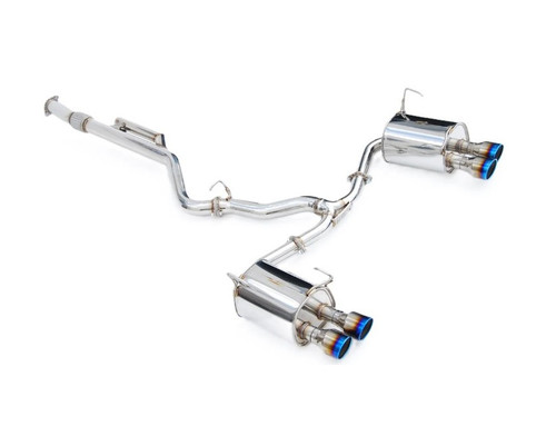 Invidia Q300 Catback Exhaust With Quad Rolled Titanium Tips For 2022+ Subaru WRX - HS22WRXG3T Invidia Q300 Catback Exhaust With Quad Rolled Titanium Tips For 2022+ Subaru WRX - HS22WRXG3T