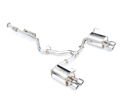 Invidia Q300 Catback Exhaust With Quad Rolled SS Tips For 2022+ Subaru WRX - HS22WRXG3S