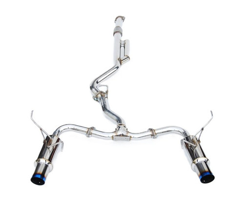Invidia N1 Catback Exhaust With Titanium Tips For 2022+ Subaru WRX - HS22WRXGTT