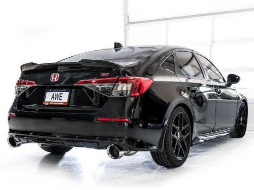 AWE Touring Edition Catback Exhaust With Chrome Tips For 2022+ Honda Civic Si - 3015-32331