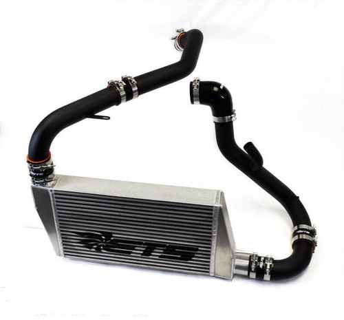 ETS 3” Silver Intercooler Kit (Stencil) With Black Piping For Evo X - 100-10-ICK-002