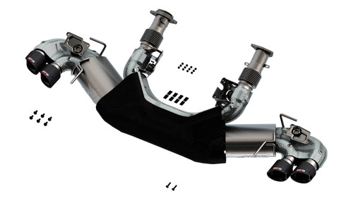 Borla Atak Catback Exhaust With Carbon Fiber Tips For 20-22 Chevrolet Corvette C8 - 140839CF