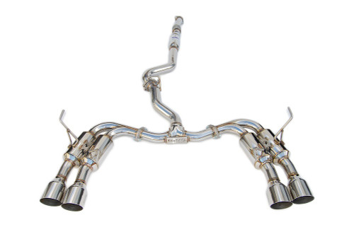 Invidia R400 Catback Exhaust W/SS Tips For 15-21 Subaru WRX/STI - HS15STIGM4SS