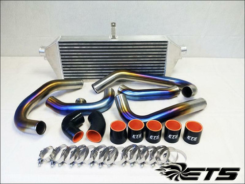 ETS Brushed Titanium Intercooler Piping Kit For 15-21 Subaru STI - 200-30-ICP-025