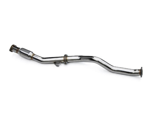 Invidia Front Pipe With High Flow Cat For 15-21 Subaru WRX With Automatic Transmission - HS22SW4AFPCB