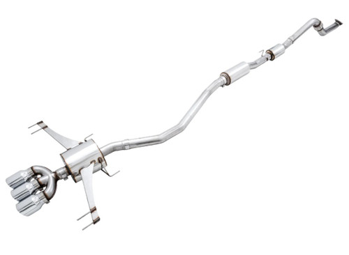 AWE Touring Edition Catback Exhaust With Chrome Tips For 17-21 Honda Civic Type R - 3015-42666