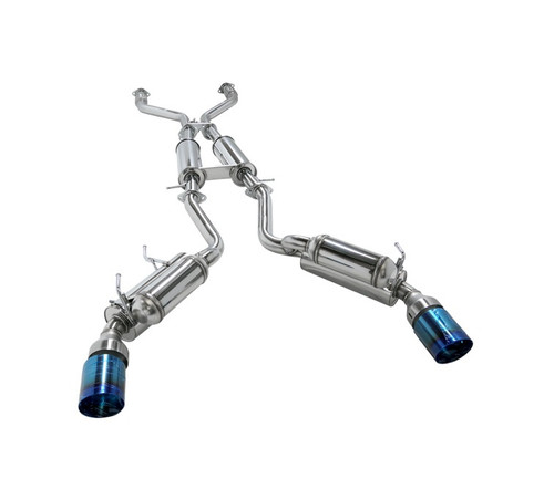 HKS Hi-Power Catback Exhaust With Titanium Tips For 09-21 Nissan 370Z - 32009-BN004