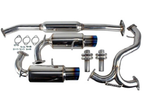 Invidia N1 Catback Exhaust With Titanium Tips For 13-17 Subaru BRZ - HS12SSTGTT