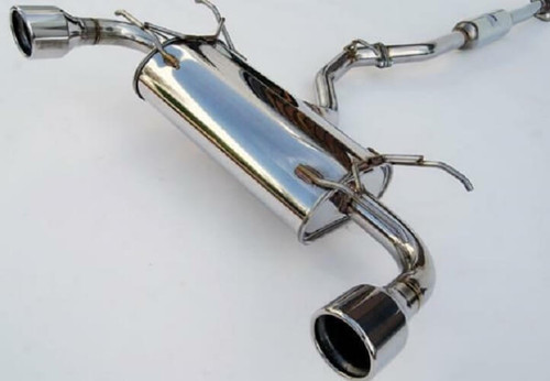 Invidia Q300 Catback Exhaust With Stainless Steel Tips For 13-17 Subaru BRZ - HS12SSTG3S