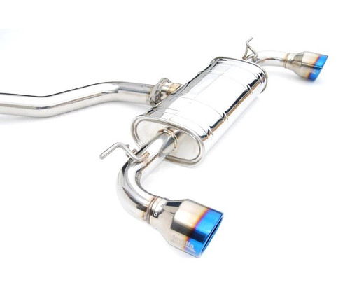 Invidia Q300 Catback Exhaust With Rolled Titanium Tips For 14-21 Volkswagen Golf GTI - HS13GF7G3T