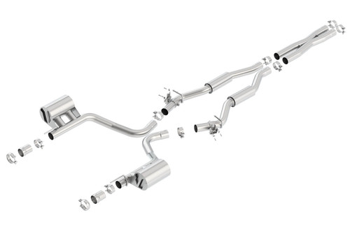 Borla S-Type Catback Exhaust With Active Valves For 15-22 Dodge Challenger SRT 392 - 140640