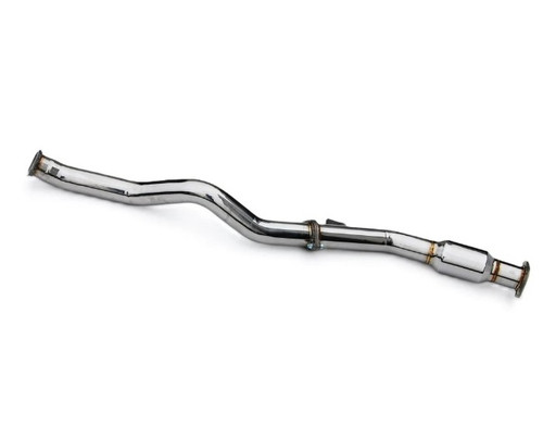 Invidia Front Pipe With High Flow Cat For 2022+ Subaru WRX With Manual Transmission - HS22SW4MFPCB