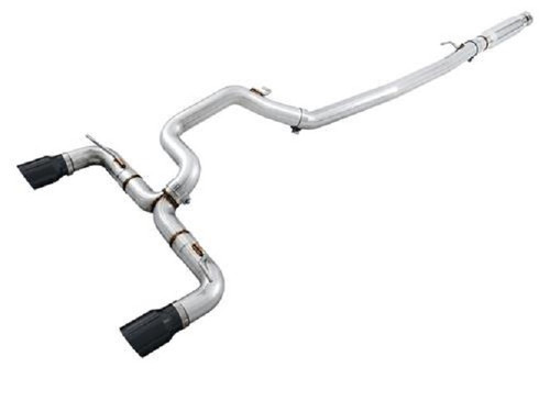AWE Track Catback Exhaust With Black Tips For Ford Focus RS - 3020-33032