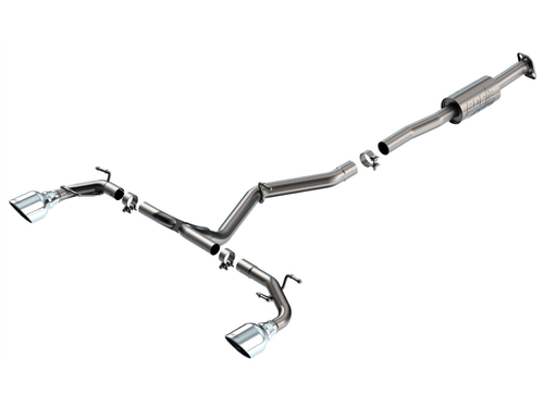 Borla Atak Catback Exhaust With Silver Tips For 2022+ Subaru BRZ - 140910