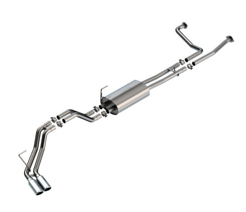 Borla S-Type Catback Exhaust With Chrome Tips For 16-24 Nissan Titan XD 5.6L - 140946 Borla S-Type Catback Exhaust With Chrome Tips For 16-24 Nissan Titan XD 5.6L - 140946