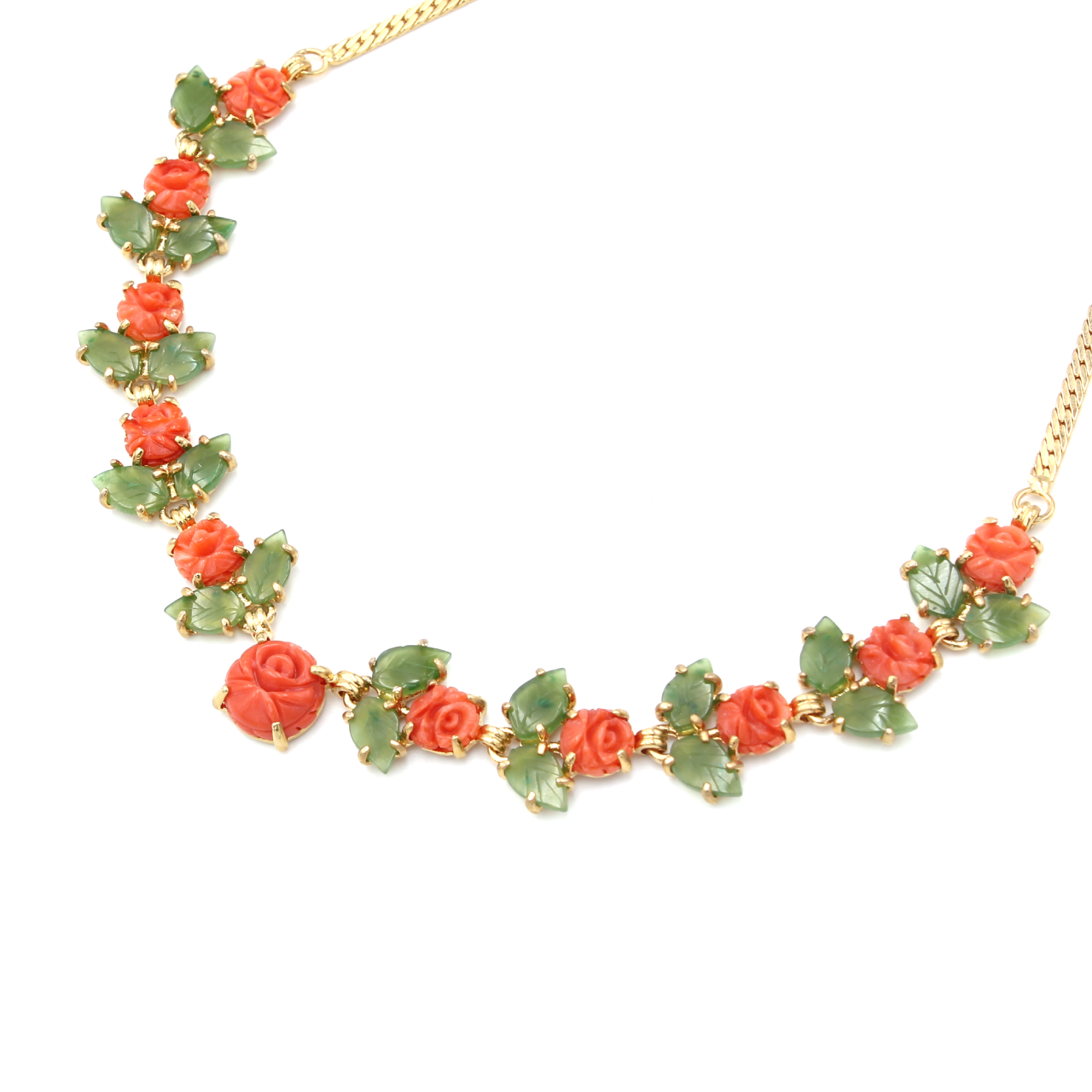 Chinese Carved Coral Necklace | Coral necklace, Coral, Coral jewelry