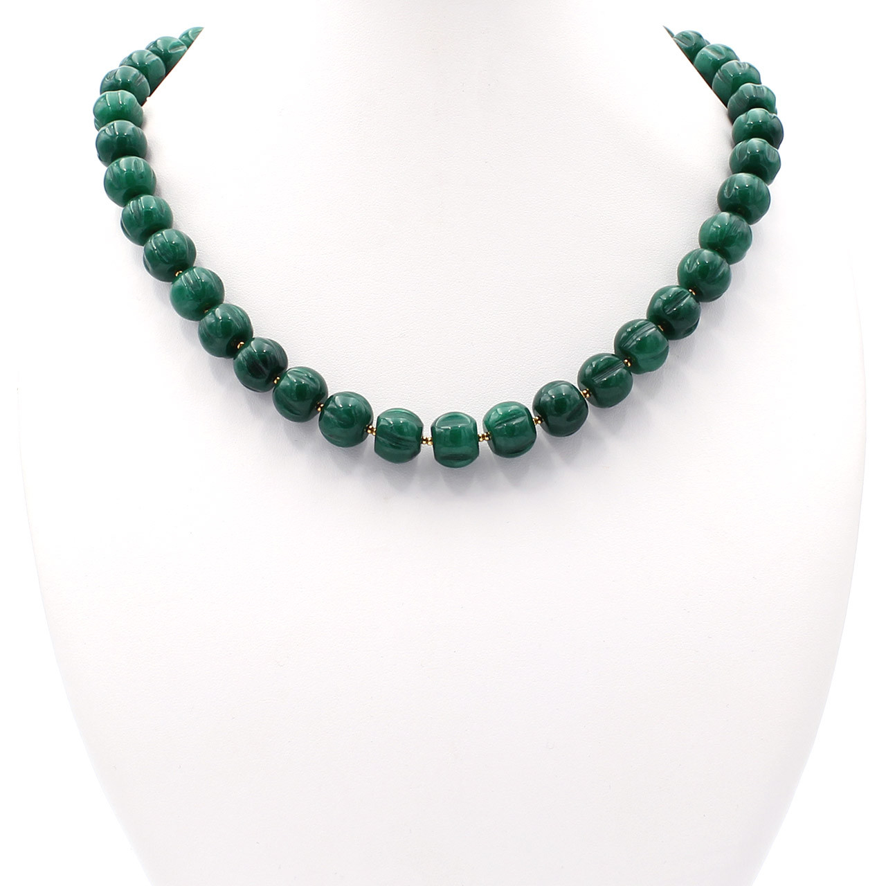 290ct GIA Certified 10.20mm NATURAL GREEN JADE BEAD NECKLACE – Avis Diamond  Galleries