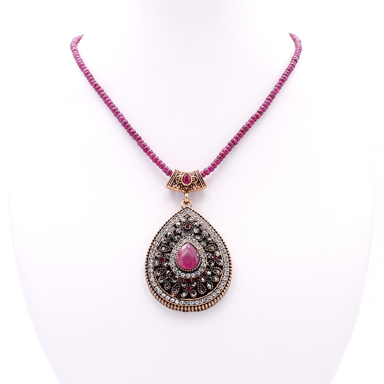 AD Color Stone Dainty Short Necklace – Sheetal's FabFashion