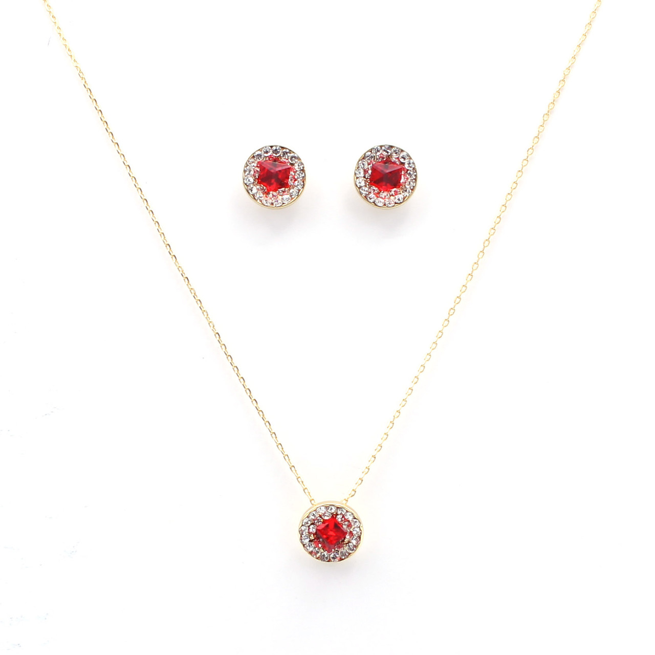 Swarovski Crystal Purple Hibiscus Flower Drop Earring Necklace Statement Jewelry  Set - Anna-Kaci – ALILANG.COM