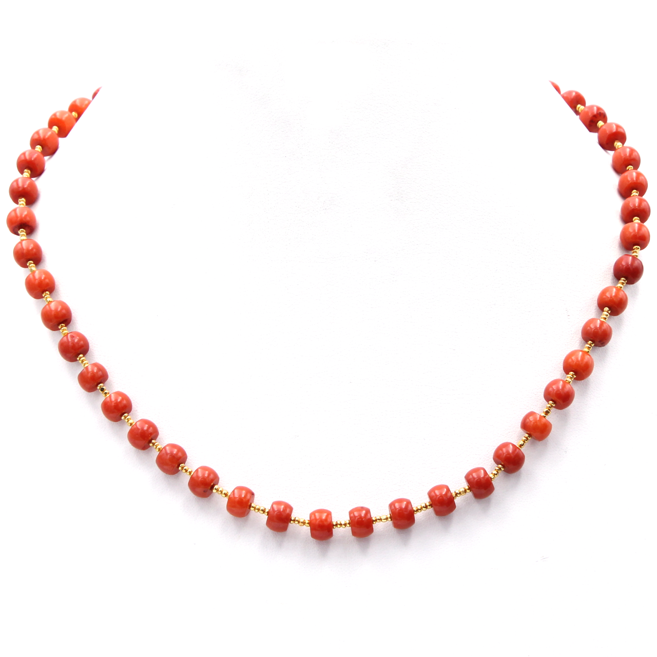 Orange Quartz 5 Line Necklace – Sanvi Jewels