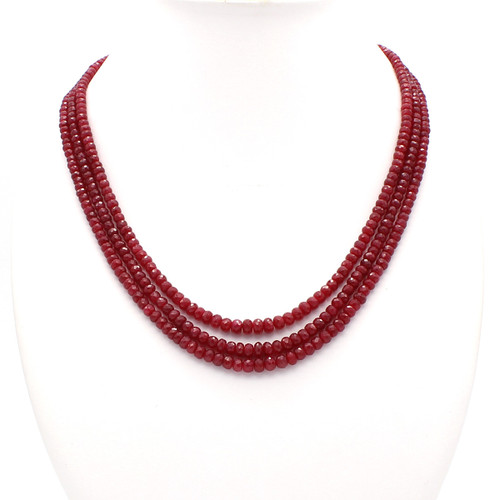 Natural Red Ruby Emerald Gemstone Pendant - Shraddha Shree Gems