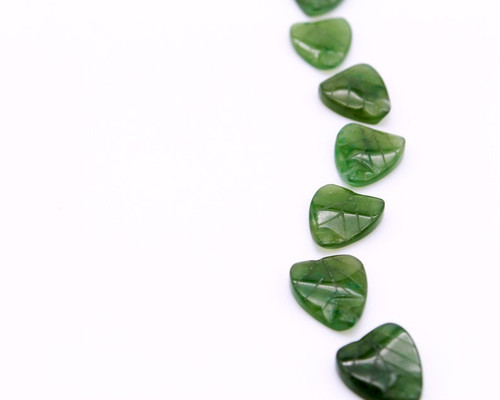 Natural Jade Leaf Carvings