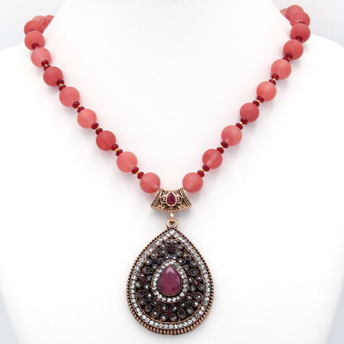 Cherry Quartz Necklace