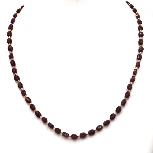 Faceted Garnet Necklace