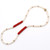 Freshwater pearl and natural red coral necklace with cubic zirconia