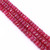 natural faceted ruby beads
