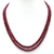 Two Layer Ruby Necklace