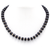 Black Onyx Barrel Necklace