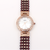 Garnet Watch with Cubic Zirconia Dial