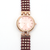 Garnet Watch with Pink Dial