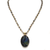 Labradorite Necklace with Oval Pendant