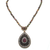 Tourmaline Disk Necklace