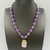 Pearl + Lavender Malai Jade Necklace