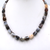 Square Botswana Agate Necklace