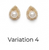 White Pearl Designer Earrings