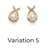 White Pearl Designer Earrings