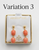 Natural Coral Earrings
