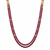 Two Layer Ruby Necklace