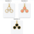 Classic Halo Gemstone Pendant & Earring Set