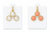 Classic Halo Gemstone Pendant & Earring Set