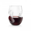 FINAL TOUCH CONUNDRUM RED WINE GLASSES - SET OF 4