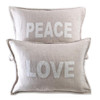 LOVE PEACE SHAMS - SET