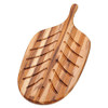 TEAKHAUS SMALL CANOE BREAD BOARD 19X9.5