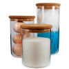 KITCHEN BASICS CANISTER BOROSILICATE W/CORK LID